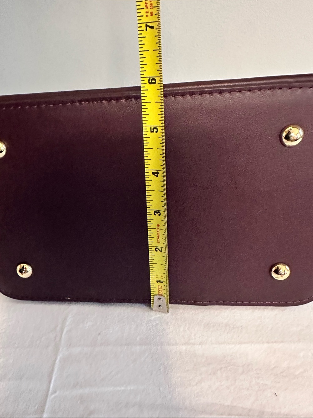 POMPOM LONDON Lambeth Shoulder Hobo Bag in Plum NWOT - Picture 14 of 14
